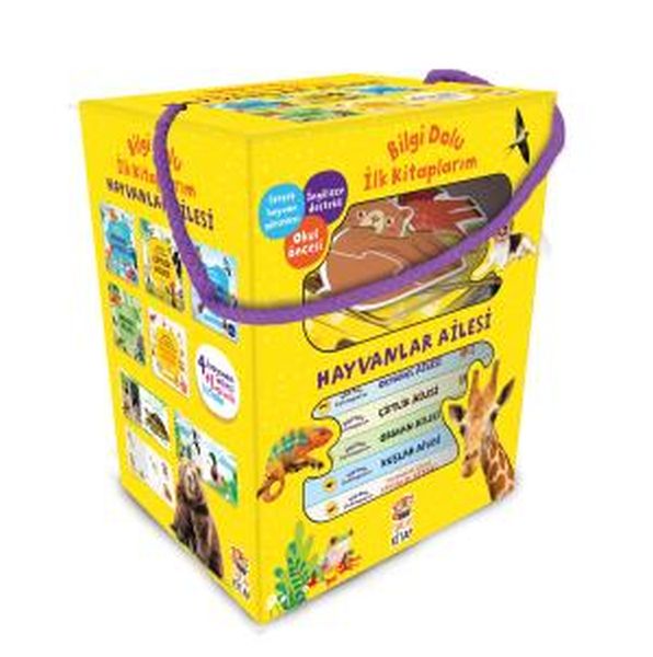 Bilgi Dolu İlk Kitaplarım Hayvanlar Ailesi Set 5 Kitap