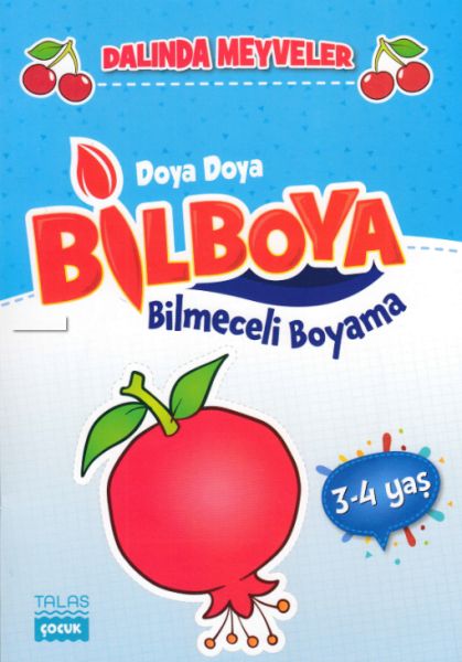 Doya Doya Bil Boya Bilmeceli Boyama Dalında Meyveler 3 4 Yaş