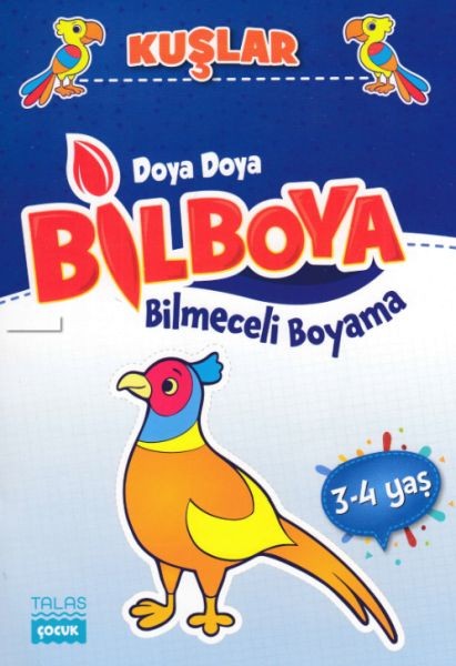 Doya Doya Bil Boya Bilmeceli Boyama Kuşlar 3 4 Yaş