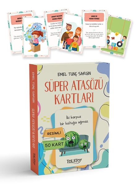 Süper Atasözü Kartları Resimli 50 Kart