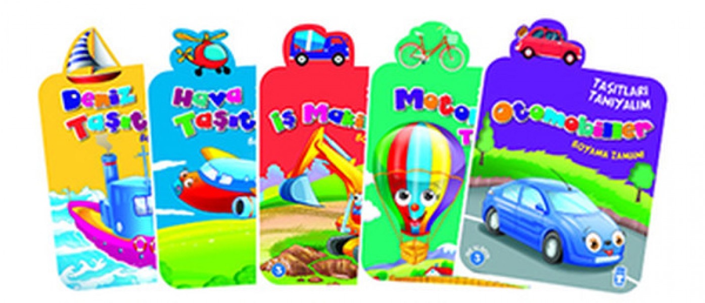 Taşıtları Tanıyalım Seti 5 Kitap Takım