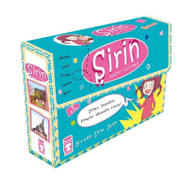 Şirin Dünya'yı Geziyorum Seti 5 Kitap Takım