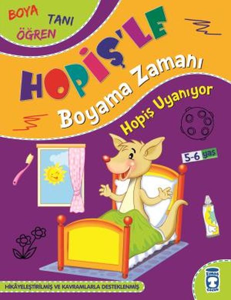 Hopiş Uyanıyor Hopişle Boyama Zamanı
