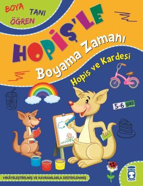 Hopiş Ve Kardeşi Hopişle Boyama Zamanı
