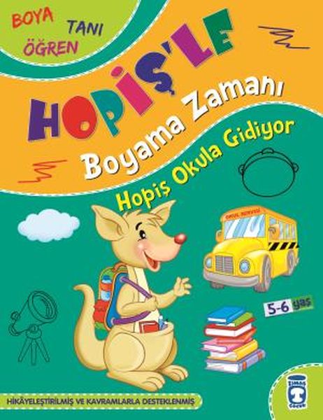 Hopiş Okula Gidiyor Hopişle Boyama Zamanı