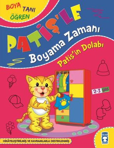 Patiş'in Dolabı Patişle Boyama Zamanı