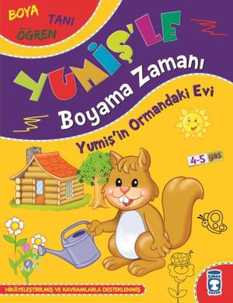 Yumişin Ormandaki Evi Yumişle Boyama Zamanı