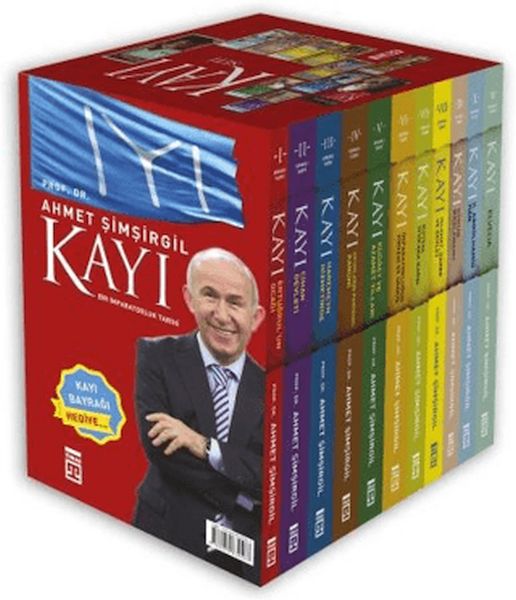 Osmanlı Tarihi Kayı Seti 11 Kitap Kayı Bayrağı Hediyeli