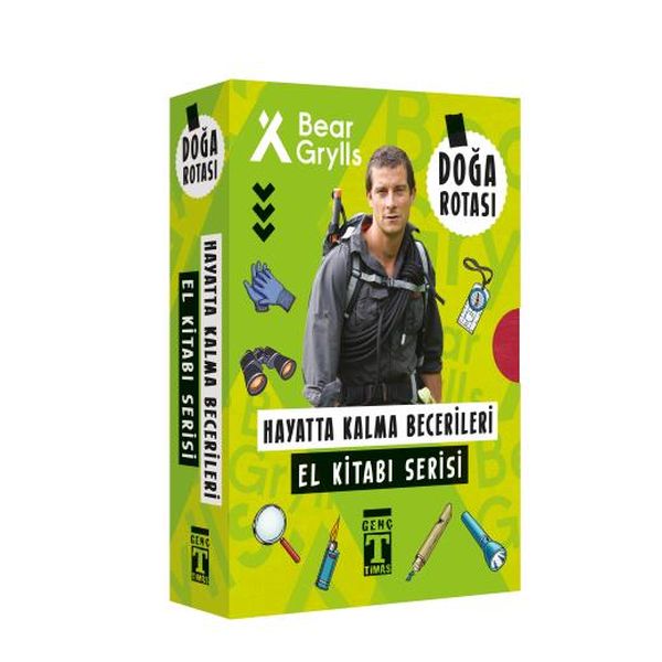 Doğa Rotası Hayatta Kalma Becerileri El Kitabı Serisi Set 2 6 Kitap Kutulu