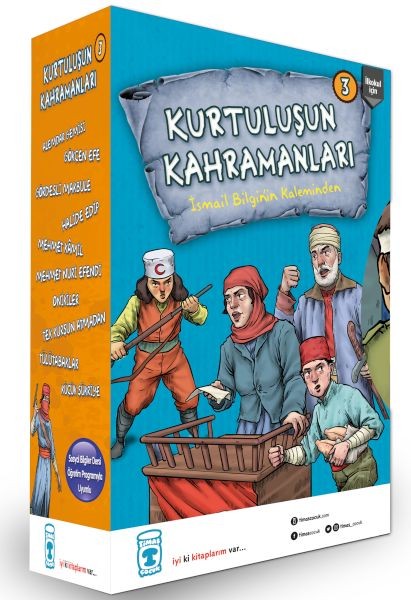 Kurtuluşun Kahramanları 3 Seti 10 Kitap Takım