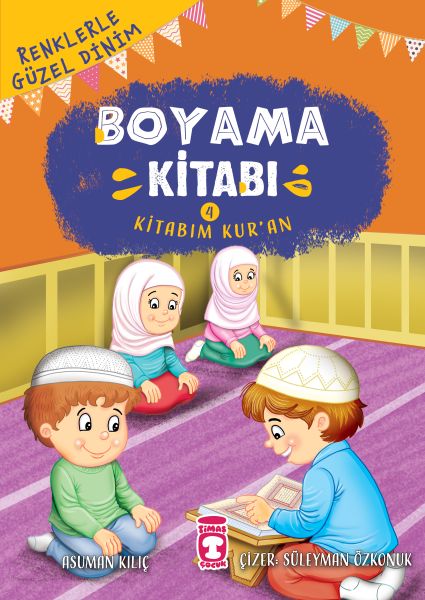 Kitabım Kuran Renklerle Güzel Dinim Boyama Kitabım 4