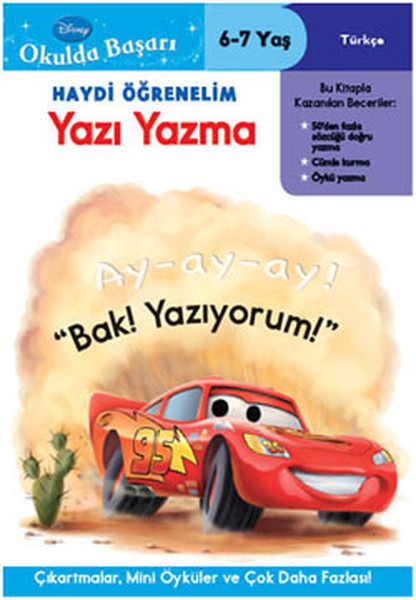 Okulda Başarı 09 Haydi Öğrenelim Cars Yazı Yazma 6 7 Yaş