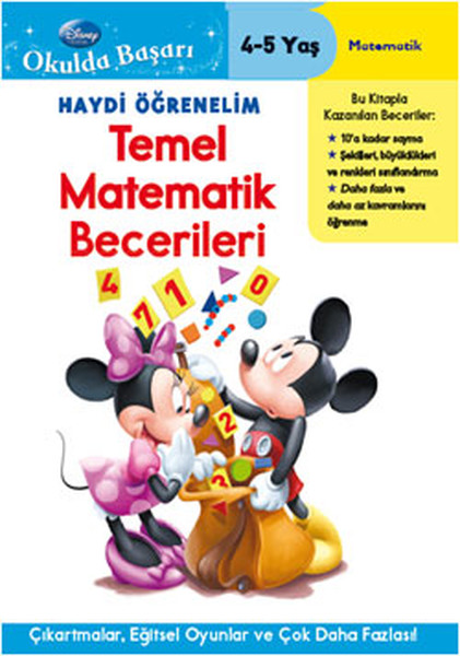 Okulda Başarı 12 Haydi Öğrenelim Temel Matematik Becerileri 4 5 Yaş