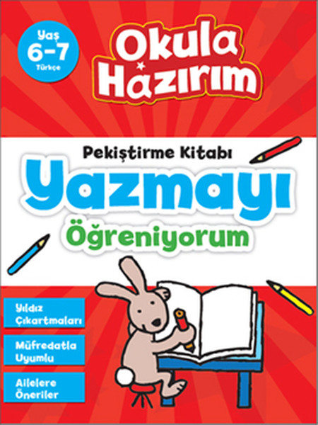 6 7 Yaş Türkçe Pekiştirme Kitabı Yazmayı Öğreniyorum Okula Hazırım