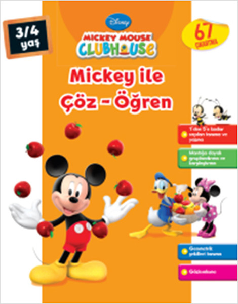 Mickey ile Çöz Öğren 3 4 Yaş