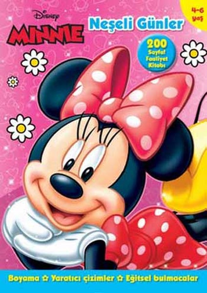 Disney Minnie Neşeli Günler 200 Sayfa Faaliyet Kitabı