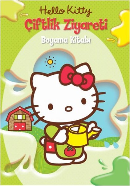 Hello Kitty Çiftlik Ziyareti Boyama Kitabı