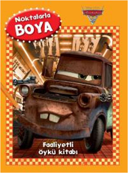Arabalar Noktalarla Boya Faaliyetli Öykü Kitabı