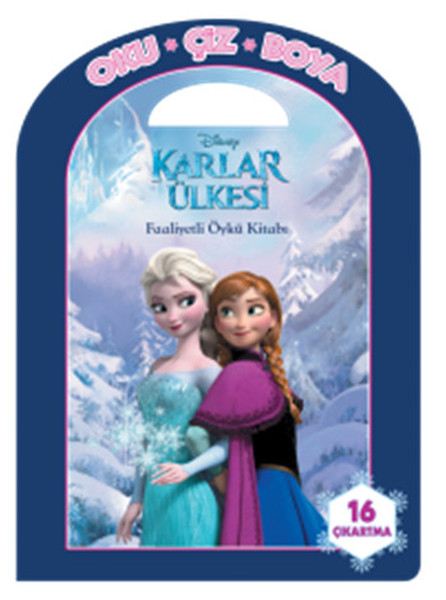 Disney Oku Çiz Boya Karlar Ülkesi Faaliyetli Öykü Kitabı