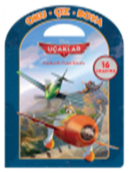 Disney Oku Çiz Boya Uçaklar Faaliyetli Öykü Kitabı