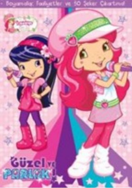 Çilek Kız Güzel ve Parlak Boyama