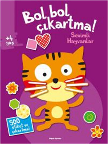 Bol Bol Çıkartma Sevimli Hayvanlar