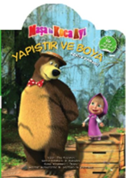 Maşa ile Koca Ayı Yapıştır Boya Hediye Zamanı