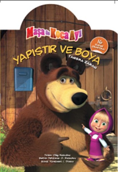 Maşa ile Koca Ayı Yapıştır Boya Tanışma Zamanı