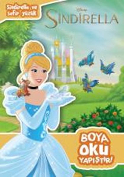 Disney Sindirella ve Safir Yüzük Boya Oku Yapıştır