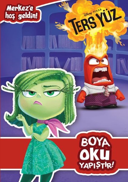 Disney Ters Yüz Boya Oku Yapıştır