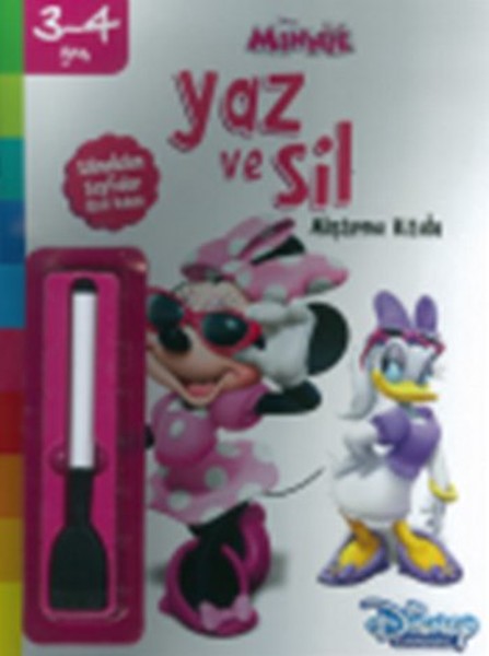 Disney 3 4 Yaş Yaz ve Sil Minnie