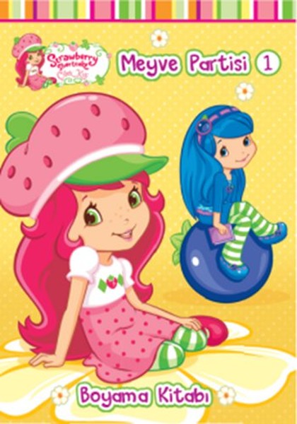 Çilek Kız Meyve Partisi 1 Boyama Kitabı