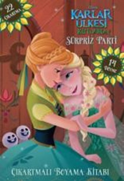 Disney Karlar Ülkesi Dövmeli ve Çıkartmalı Boyama Kitabı Sürpriz Parti