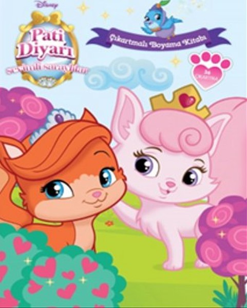 Disney Sevimli Saraylılar Pati Diyarı Çıkartmalı Boyama Kitabı