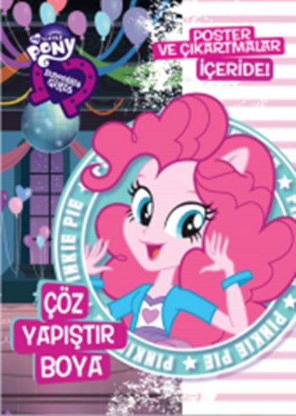My Little Pony EQ Girls Çöz Yapıştır Boya 3