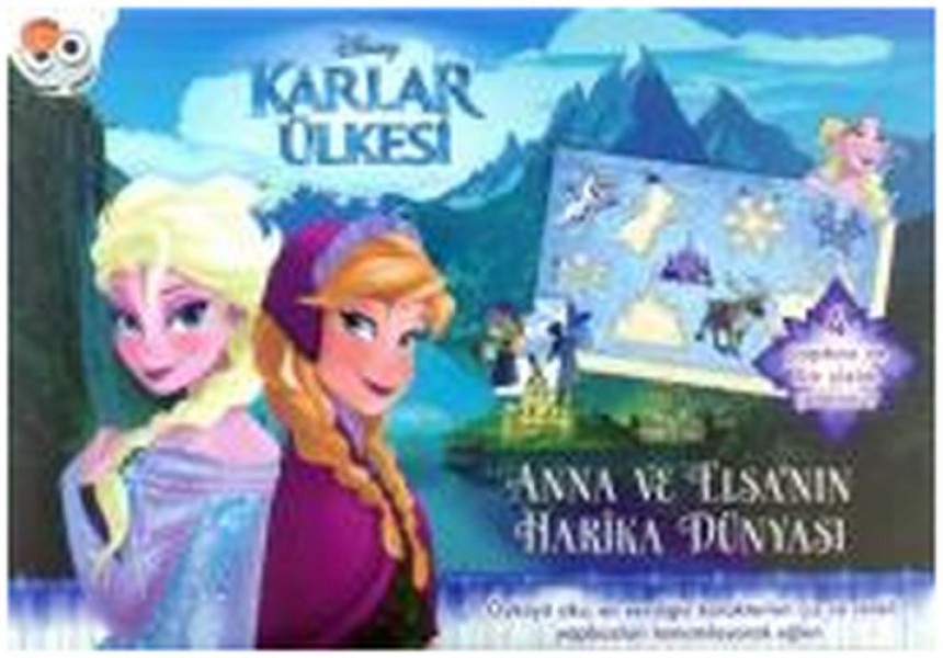Disney Karlar Ülkesi Anna ve Elsa'nın Harika Dünyası Yapboz Kitabı
