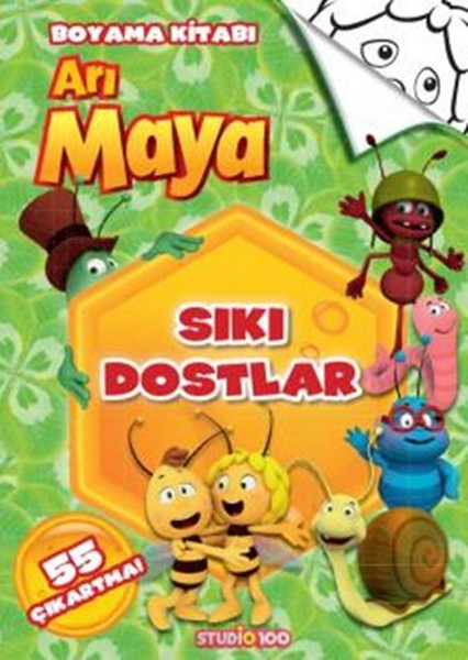 Arı Maya Sıkı Dostlar Boyama Kitabı