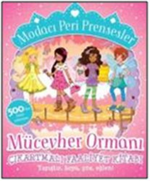 Modacı Peri Prensesler Mücevher Ormanı Çıkartmalı Faaliyet Kitabı