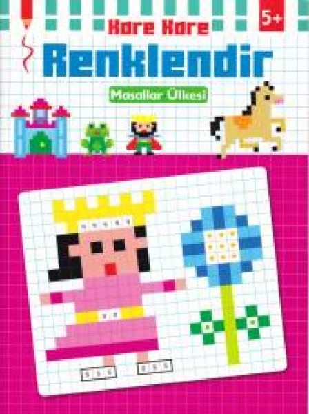 Kare Kare Renklendir Masallar Ülkesi