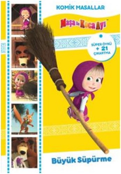 Maşa İle Koca Ayı Komik Masallar Büyük Süpürme