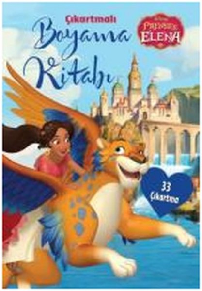 Disney Prenses Elena Çıkartmalı Boyama Kitabı