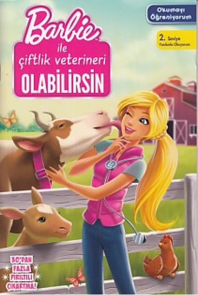 Okumayı Öğreniyorum 2. Seviye Barbie ile Çiftlik Veterineri Olabilirsin