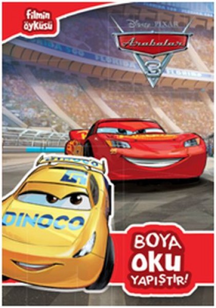 Arabalar 3 Boya Oku Yapıştır