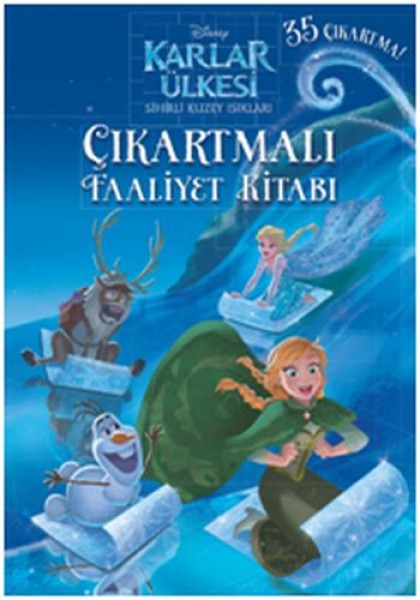 Karlar Ülkesi Sihirli Kuzey Işıkları Çıkartmalı Faaliyet