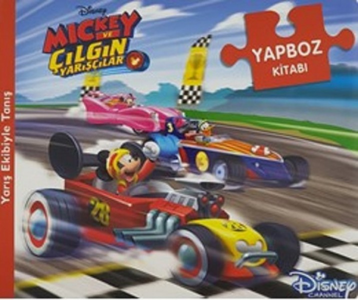Disney Mickey Mouse ve Çılgın Yarışçılar Yapboz Kitabı
