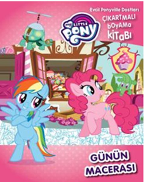 Mlp Günün Macerası Evcil Pony ile Dostları Çıkartmalı Boyama