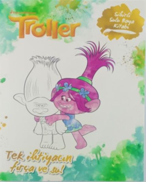 Troller Sihirli Sulu Boya Kitabı
