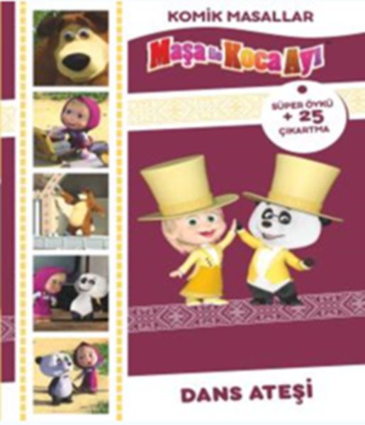 Maşa İle Koca Ayı Komik Masallar Dans Ateşi