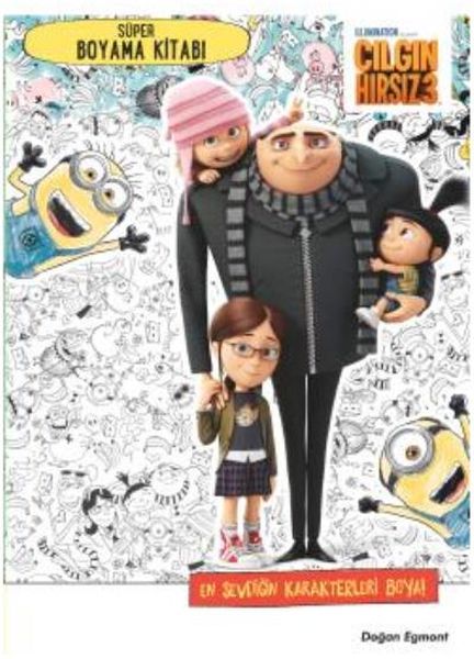 Çılgın Hırsız 3 Süper Boyama Kitabı