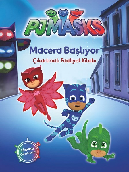 Pjmasks Macera Başlıyor Çıkartmalı Faaliyet Kitabı